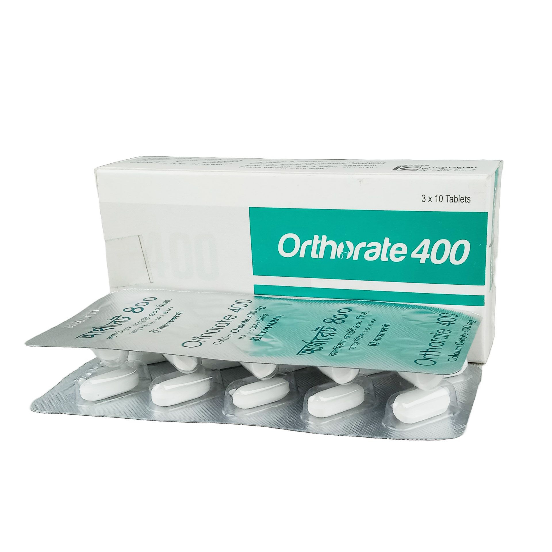 Pack Image: Orthorate 400 mg Tablet (3 x 10)