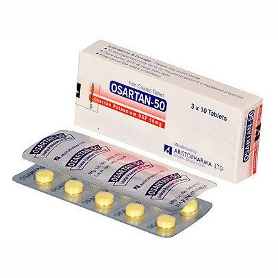 Pack Image: Osartan 50 mg Tablet (3 x 10)
