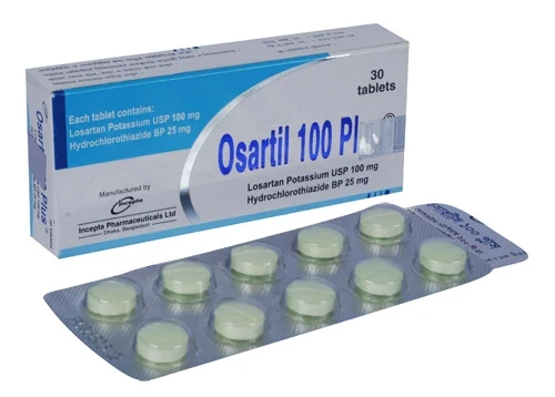 Pack Image: Osartil Plus 100 mg Tablet (3 x 10)