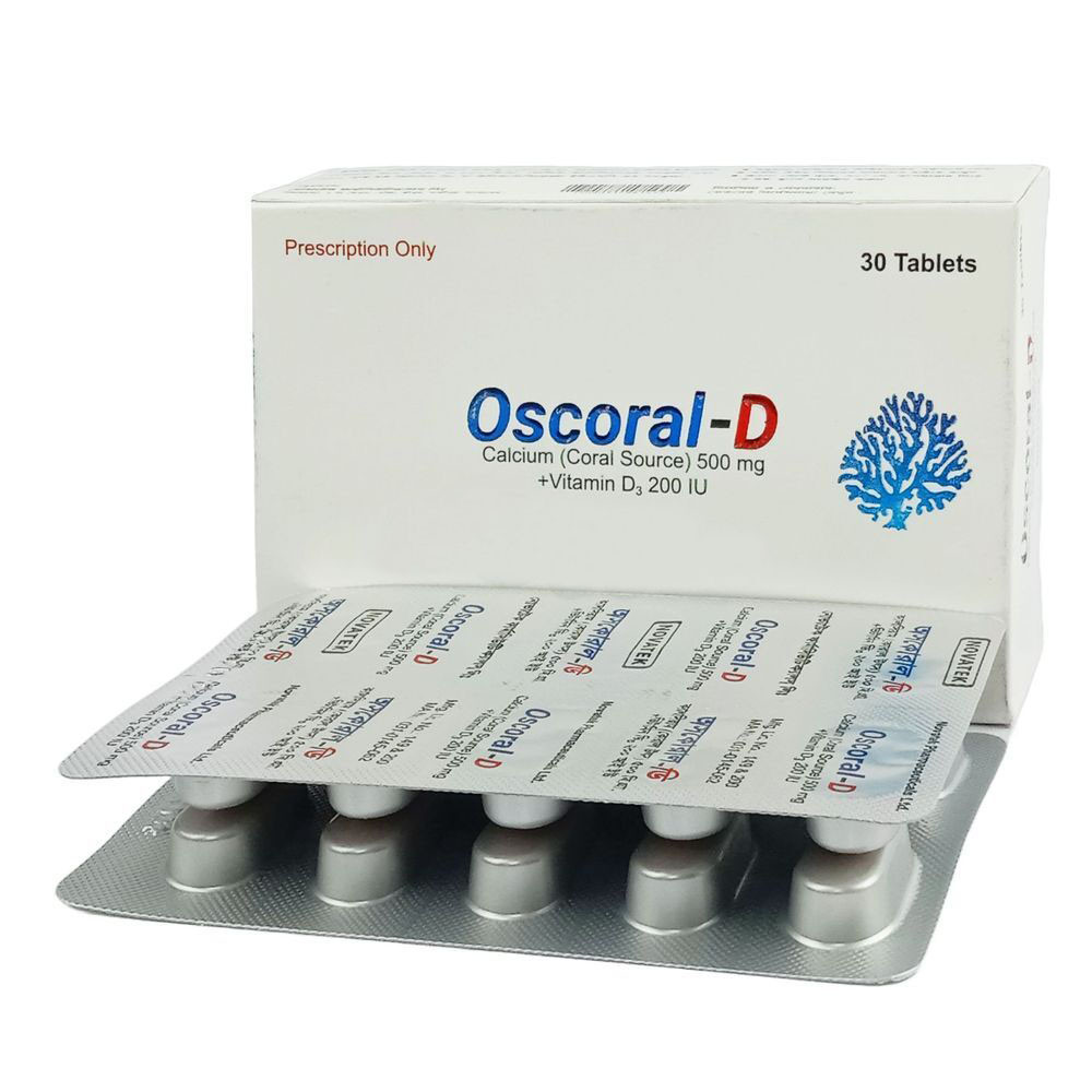 Pack Image: Oscoral D 500 mg Tablet (3 x 10)