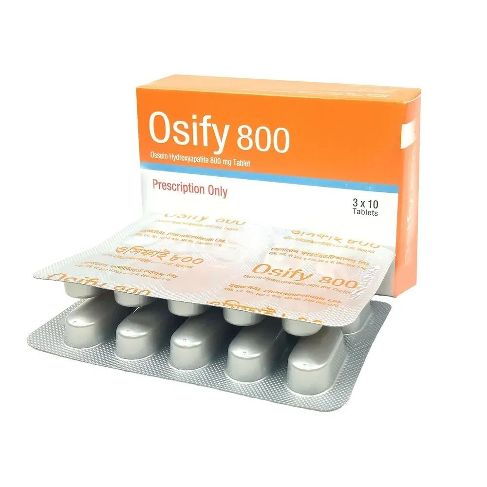 Pack Image: Osify 800 mg Tablet (3 x 10)