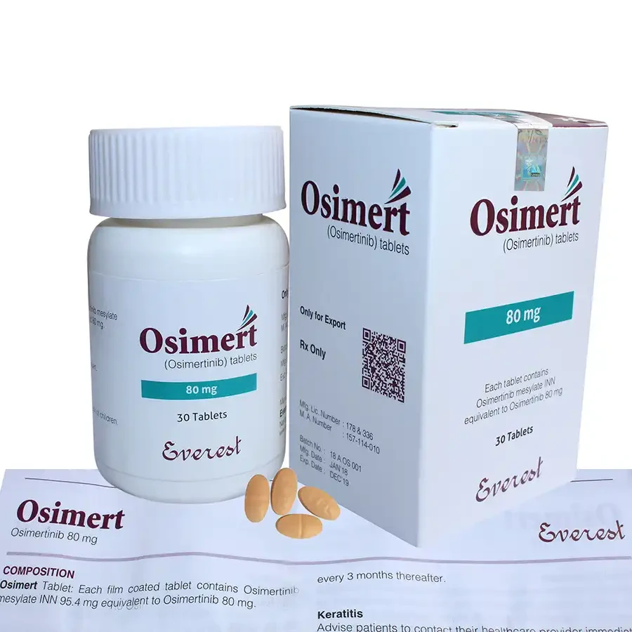 Pack Image: Osimert 80 mg Tablet (1 x 30)
