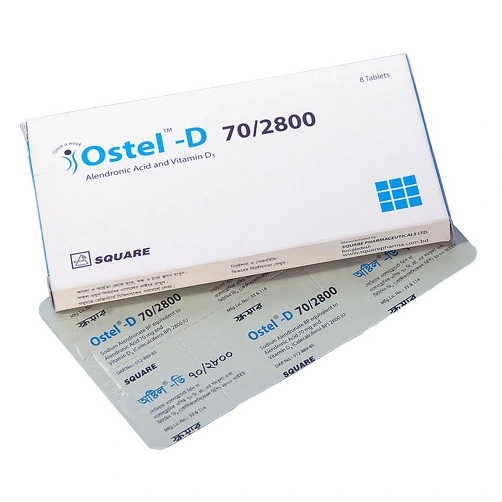 Pack Image: Ostel-D 70 mg Tablet (1 x 8)