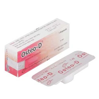 Pack Image: Osteo-D 200000 IU Injectable Solution (Oral & IM) (1 ml ampoule)
