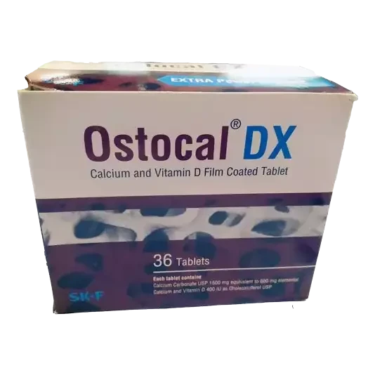 Pack Image: Ostocal DX 600 mg Tablet (1 x 30)