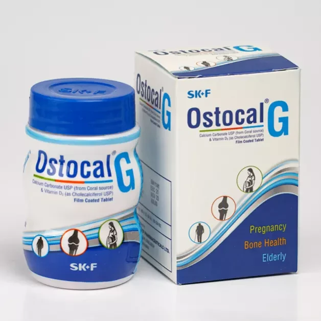 Pack Image: Ostocal G 500 mg Tablet (1 x 30)