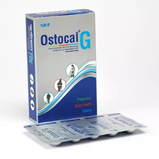 Pack Image: Ostocal G 500 mg Tablet (4 x 10)