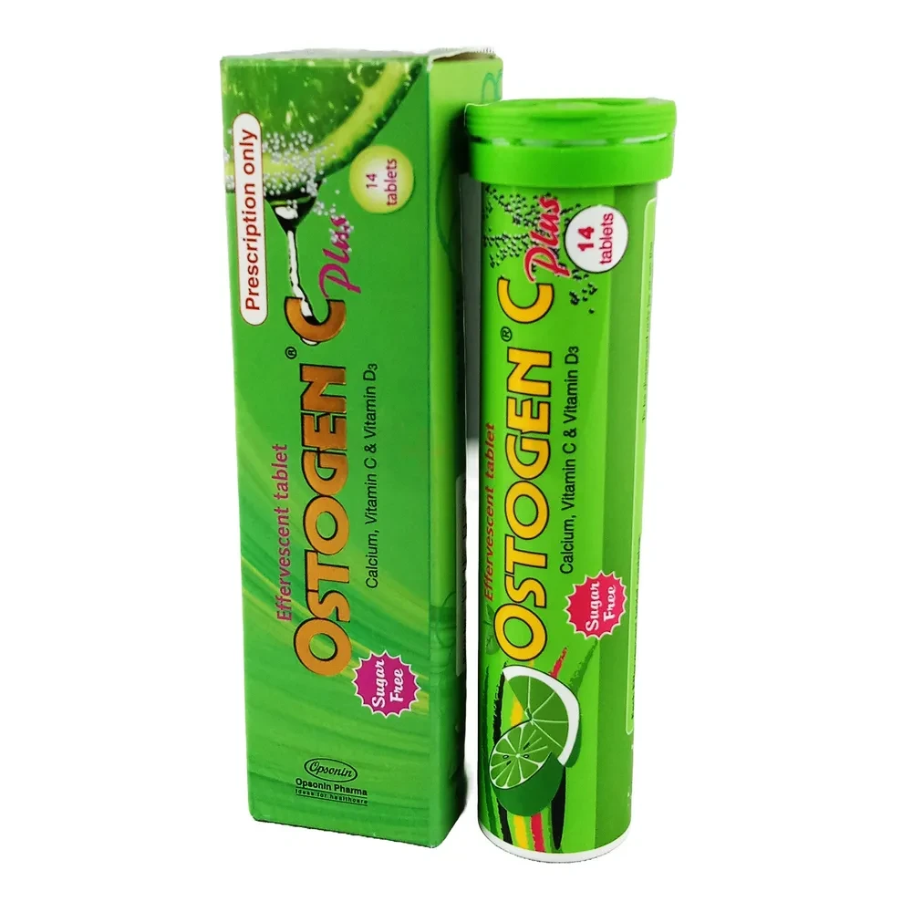 Pack Image: Ostogen C Plus 1000 mg Tablet (1 x 14)