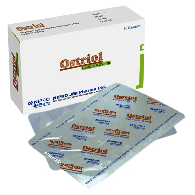 Pack Image: Ostriol 0.25 mcg Capsule (3 x 10)