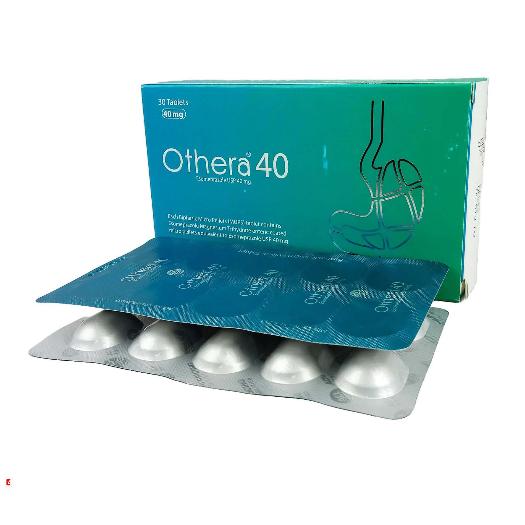 Pack Image: Othera 40 mg Tablet (3 x 10)