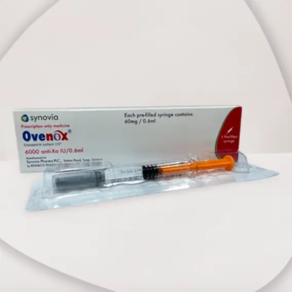 Pack Image: Ovenox 6000 Anti-Xa Injection (0.6 ml pre-filled syringe)