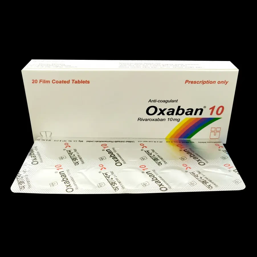 Pack Image: Oxaban 10 mg Tablet (2 x 10)