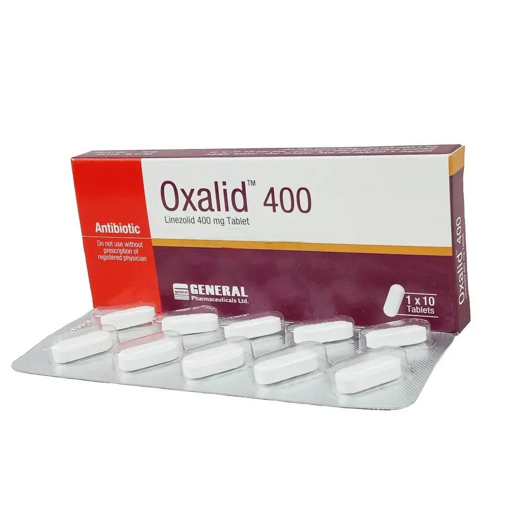 Pack Image: Oxalid 400 mg Tablet (1 x 10)