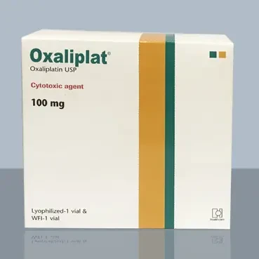Pack Image: Oxaliplat 5 mg Injection (100 mg vial)