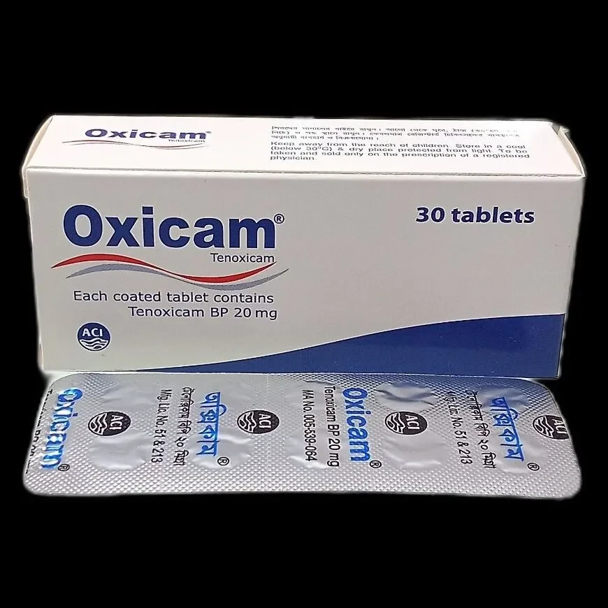 Pack Image: Oxicam 20 mg Tablet (5 x 10)