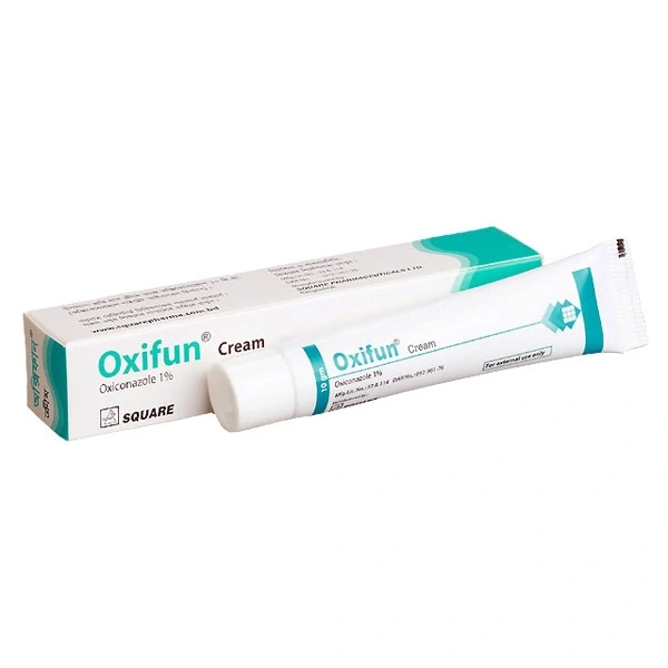 Pack Image: Oxifun 1% Cream (10 gm tube)