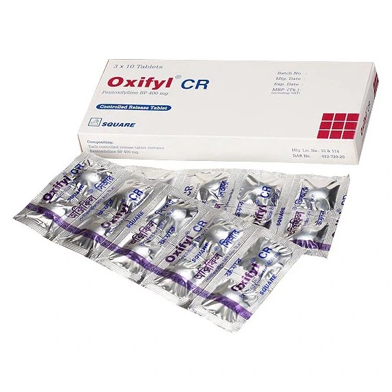 Pack Image: Oxifyl CR 400 mg Tablet (3 x 10)