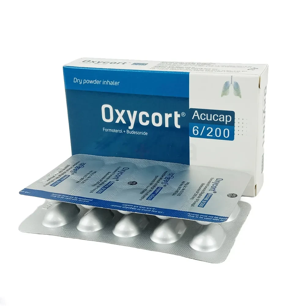 Pack Image: Oxycort 200 mcg Inhalation Capsule (3 x 10)