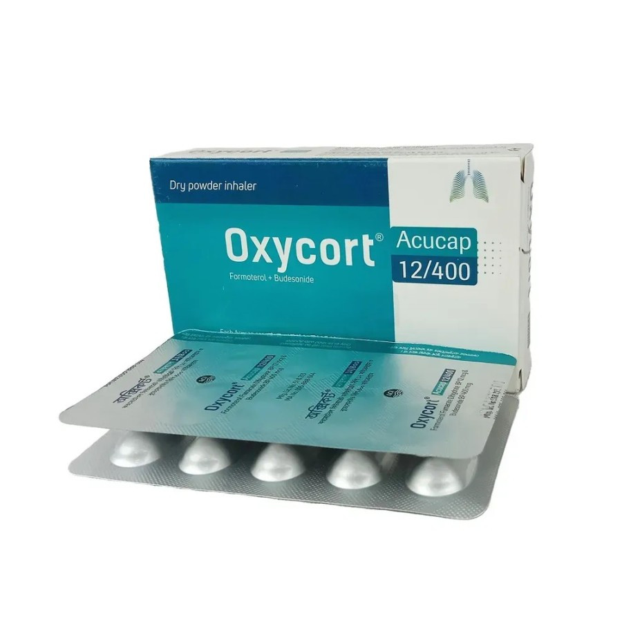 Pack Image: Oxycort 400 mcg Inhalation Capsule (3 x 10)