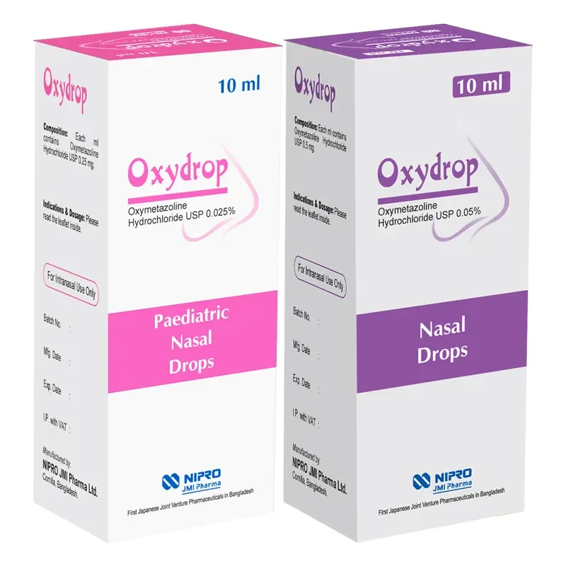 Pack Image: Oxydrop 0.025% Nasal Drop (10 ml drop)