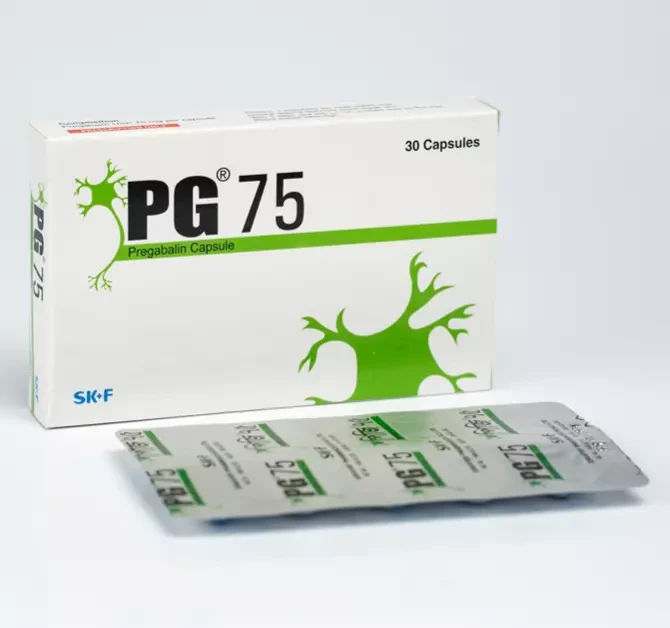 Pack Image: PG 75 mg Capsule (3 x 10)