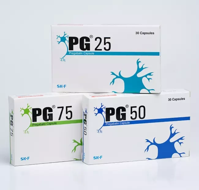Pack Image: PG 75 mg Capsule (3 x 10)