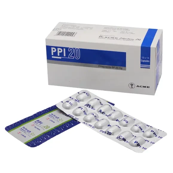Pack Image: PPI 20 mg Capsule (10 x 14)