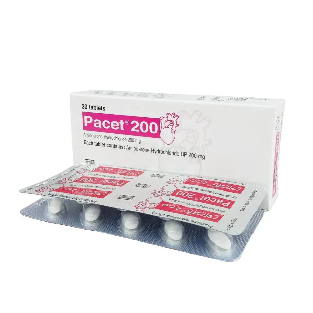 Pack Image: Pacet 200 mg Tablet (3 x 10)