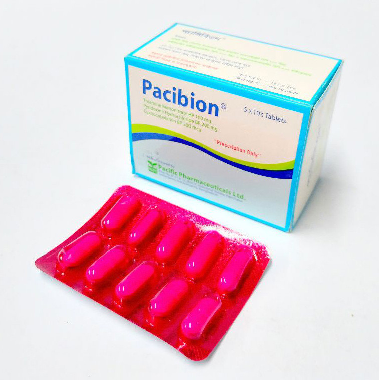 Pack Image: Pacibion 100 mg Tablet (5 x 10)