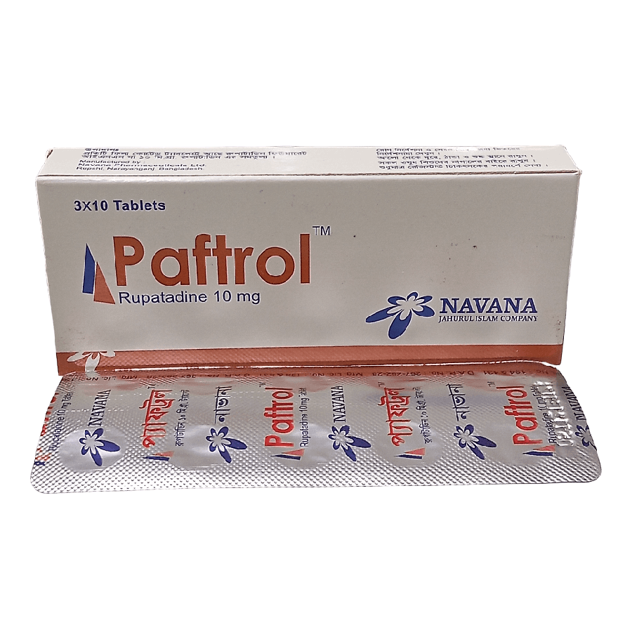 Pack Image: Paftrol 10 mg Tablet (3 x 10)