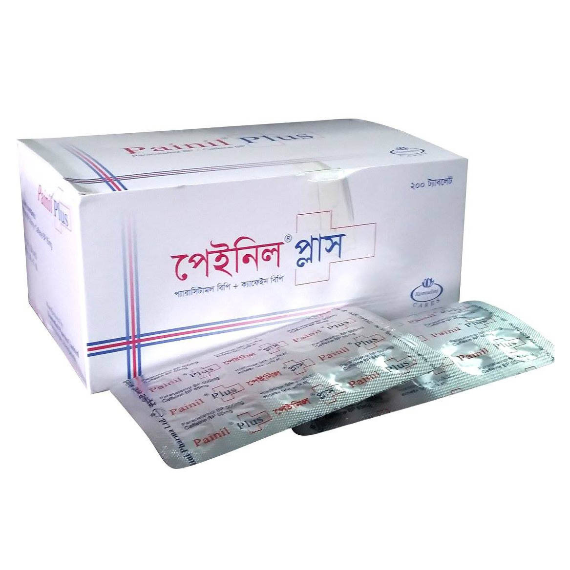 Pack Image: Painil Plus 500 mg Tablet (20 x 10)