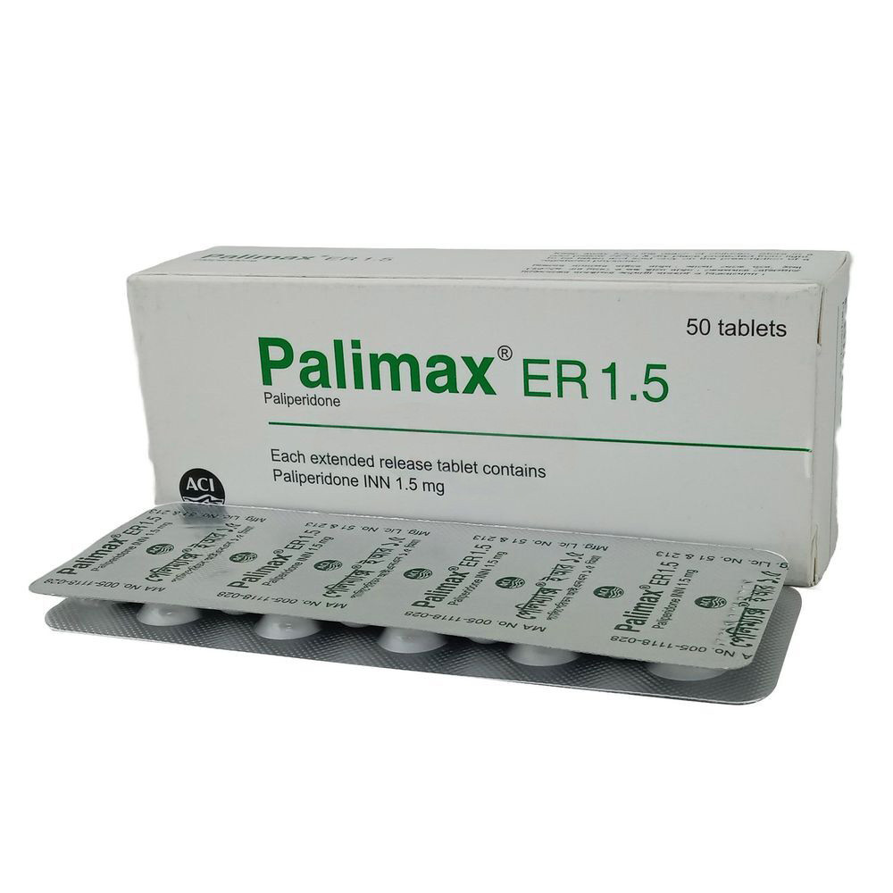 Pack Image: Palimax ER 1.5 mg Tablet (5 x 10)