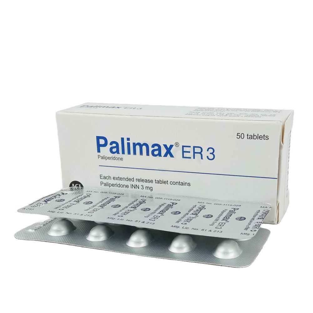Pack Image: Palimax ER 3 mg Tablet (5 x 10)