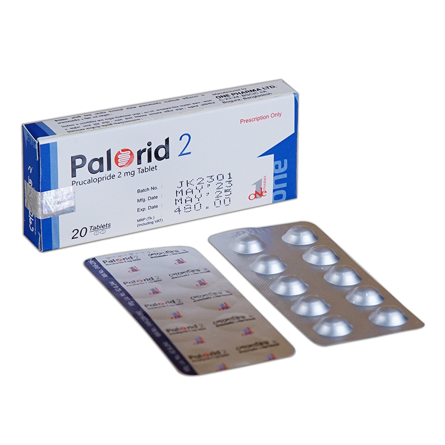 Pack Image: Palorid 2 mg Tablet (2 x 10)