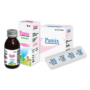 Pack Image: Pamix 120 mg Suspension (60 ml bottle)