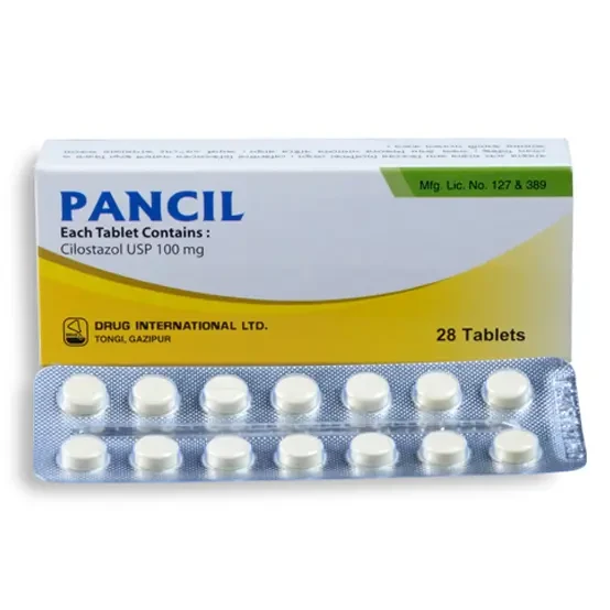 Pack Image: Pancil 100 mg Tablet (2 x 14)