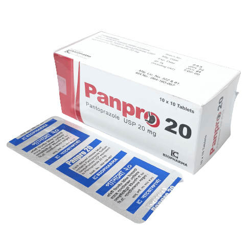 Pack Image: Panpro 20 mg Tablet (10 x 10)