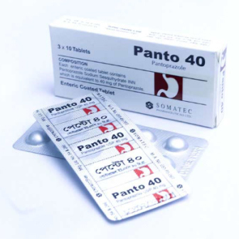 Pack Image: Panto 40 mg Tablet (3 x 10)