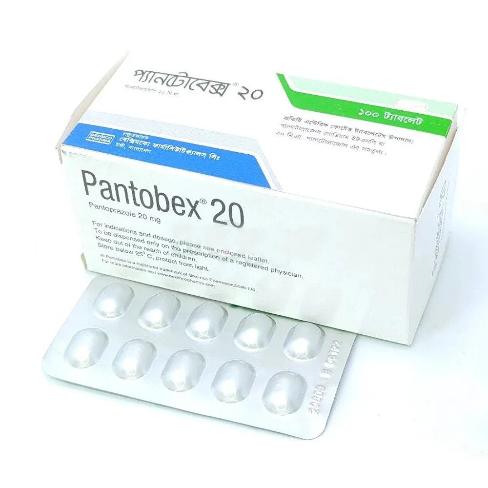 Pack Image: Pantobex 20 mg Tablet (10 x 10)