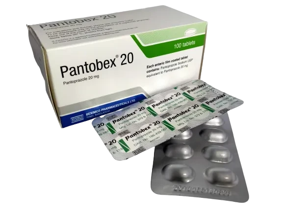 Pack Image: Pantobex 20 mg Tablet (10 x 10)