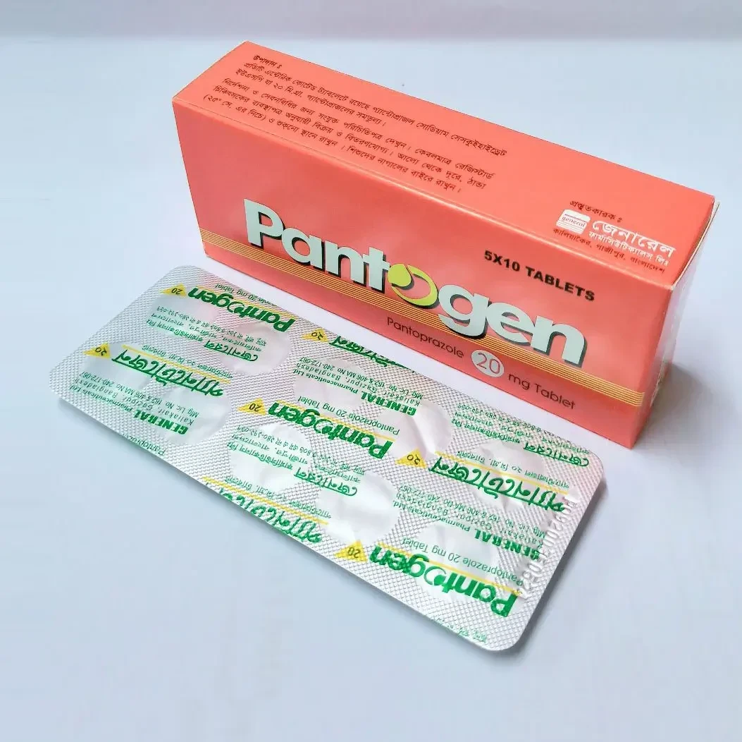 Pack Image: Pantogen 20 mg Tablet (5 x 10)