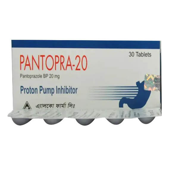 Pack Image: Pantopra 20 mg Tablet (3 x 14)