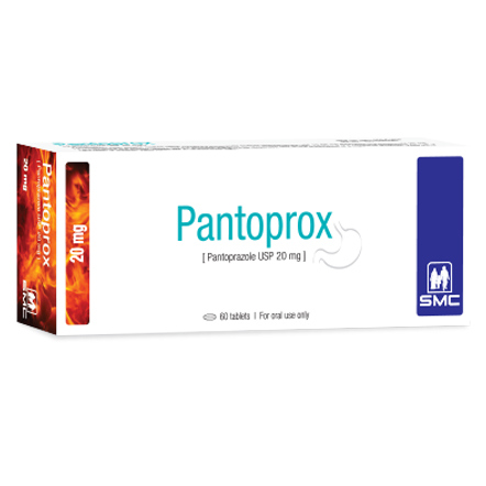 Pack Image: Pantoprox 20 mg Tablet (6 x 10)