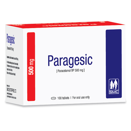 Pack Image: Paragesic 500 mg Tablet (10 x 10)