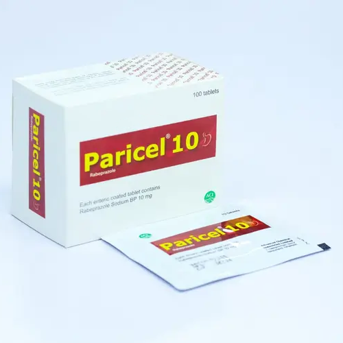 Pack Image: Paricel 10 mg Tablet (10 x 10)
