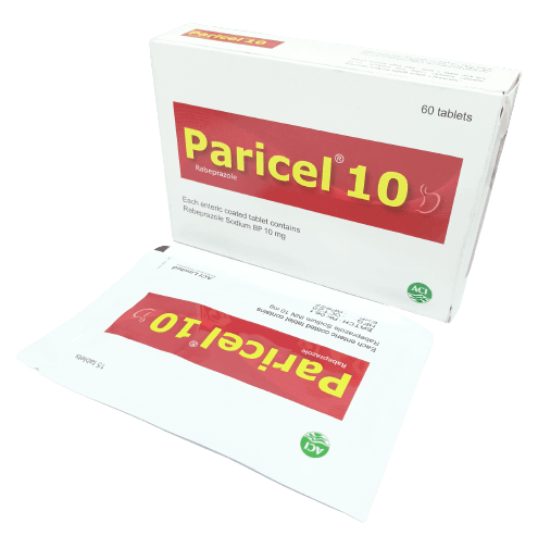 Pack Image: Paricel 10 mg Tablet (10 x 10)