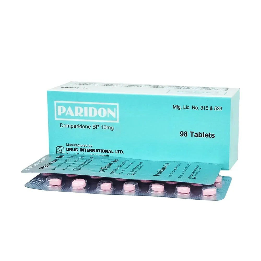 Pack Image: Paridon 10 mg Tablet (7 x 14)