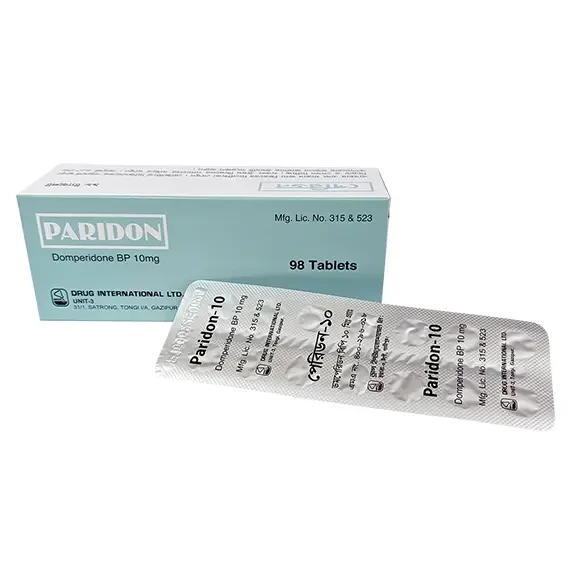 Pack Image: Paridon 10 mg Tablet (7 x 14)