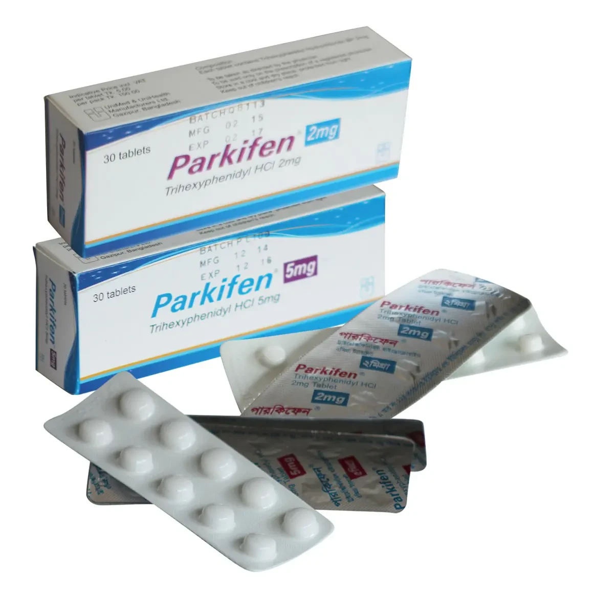 Pack Image: Parkifen 2 mg Tablet (3 x 10)