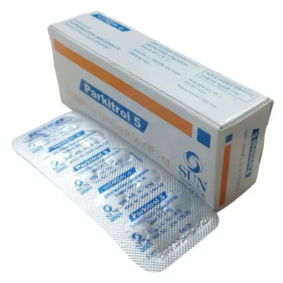 Pack Image: Parkitrol 5 mg Tablet (5 x 10)
